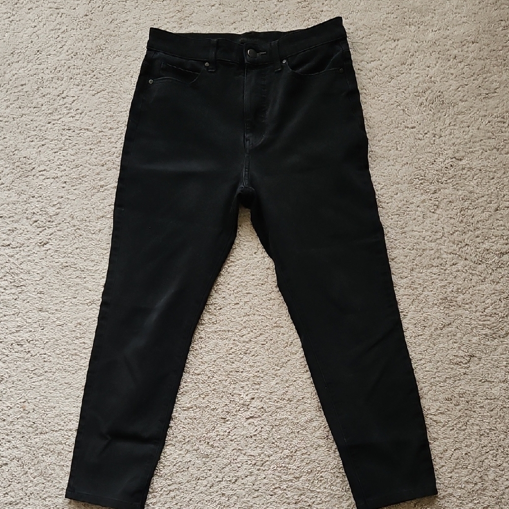 Uniqlo - Hi-Rise Black Skinny Jeans - 27P